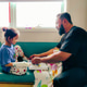 Father playing with daughter while bing hospitalized due to sickness Father playing with daughter while bing hospitalized due to sickness - PhotoDune Item for Sale