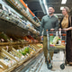 Shopping for Groceries with Cart Shopping for Groceries with Cart - PhotoDune Item for Sale