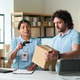 Warehouse Workers Scanning Parcel at Order Pickup Point Warehouse Workers Scanning Parcel at Order Pickup Point - PhotoDune Item for Sale