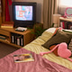 Teenager Bedroom Interior Showcasing Retro Home Entertainment Teenager Bedroom Interior Showcasing Retro Home Entertainment - PhotoDune Item for Sale