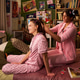 Teenage Girls Braiding Hair during Sleepover at Home Teenage Girls Braiding Hair during Sleepover at Home - PhotoDune Item for Sale