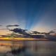 Sunset sky clouds in the Evening with Golden orange sunlight in golden hour, Dusk sky background Sunset sky clouds in the Evening with Golden orange sunlight in golden hour, Dusk sky background - PhotoDune Item for Sale