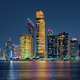 Abu Dhabi Skyline Night Reflection with Illuminated Skyscrapers and Waterfront Abu Dhabi Skyline Night Reflection with Illuminated Skyscrapers and Waterfront - PhotoDune Item for Sale