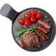 Cut beef steak, spices, rosemary and tomatoes isolated on white, top view Cut beef steak, spices, rosemary and tomatoes isolated on white, top view - PhotoDune Item for Sale