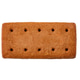 Rectangular brown biscuit with holes on white background Rectangular brown biscuit with holes on white background - PhotoDune Item for Sale