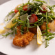 Chicken Schnitzel with Arugula and Cherry Tomato Salad on a White Plate Chicken Schnitzel with Arugula and Cherry Tomato Salad on a White Plate - PhotoDune Item for Sale