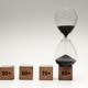 Hourglass beside age blocks from 40 to 80, aging population, life stages and time passing Hourglass beside age blocks from 40 to 80, aging population, life stages and time passing - PhotoDune Item for Sale