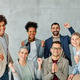 Businessman Business Team Businesswoman Success Meeting Celebration Colleague Office Teamwork Happy Businessman Business Team Businesswoman Success Meeting Celebration Colleague Office Teamwork Happy - PhotoDune Item for Sale