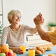 Breakfast Woman Man Senior Couple Home Retirement Wife Husband Elderly Together Happy Morning Old Ha Breakfast Woman Man Senior Couple Home Retirement Wife Husband Elderly Together Happy Morning Old Ha - PhotoDune Item for Sale