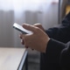 Hands of young person using smartphone indoors close up Hands of young person using smartphone indoors close up - PhotoDune Item for Sale