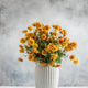 Autumn chrysanthemum bouquet in white ceramic vase isolated on textured background Autumn chrysanthemum bouquet in white ceramic vase isolated on textured background - PhotoDune Item for Sale