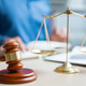 Judge gavel and golden balance scale on lawyer desk, symbol of justice, law, and legal services. Rep Judge gavel and golden balance scale on lawyer desk, symbol of justice, law, and legal services. Rep - PhotoDune Item for Sale