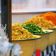 Bowls of Toppings at a Food Stall Bowls of Toppings at a Food Stall - PhotoDune Item for Sale