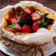 Rustic Basque Burnt Cheesecake Topped With Fresh Strawberries and Blackberries Rustic Basque Burnt Cheesecake Topped With Fresh Strawberries and Blackberries - PhotoDune Item for Sale