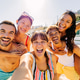 Diverse group of people having fun enjoying summer vacation in the beach Diverse group of people having fun enjoying summer vacation in the beach - PhotoDune Item for Sale