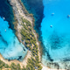Top down aerial view of rocky peninsula in Mallorca, Spain Top down aerial view of rocky peninsula in Mallorca, Spain - PhotoDune Item for Sale
