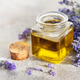 Lavender essential oil bottle for aromatherapy wellness Lavender essential oil bottle for aromatherapy wellness - PhotoDune Item for Sale
