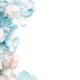 Pastel hydrangea petals border on white background Pastel hydrangea petals border on white background - PhotoDune Item for Sale