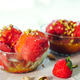 Strawberry Sorbet and Fresh Strawberry on Table Strawberry Sorbet and Fresh Strawberry on Table - PhotoDune Item for Sale