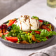 Salad with fresh burrata cheese, grilled peaches and blueberry Salad with fresh burrata cheese, grilled peaches and blueberry - PhotoDune Item for Sale