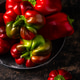 Fresh bell pepper on dark backround Fresh bell pepper on dark backround - PhotoDune Item for Sale