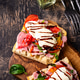 Italian ciabatta with mozzarella and prosciutto Italian ciabatta with mozzarella and prosciutto - PhotoDune Item for Sale
