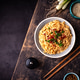 Korean trendy spicy carbonara ramen Korean trendy spicy carbonara ramen - PhotoDune Item for Sale