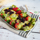 Mixed fruit salad featuring strawberries kiwi and berries Mixed fruit salad featuring strawberries kiwi and berries - PhotoDune Item for Sale