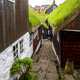 Cozy Nordic Alleyway with Turf Roof Architecture Cozy Nordic Alleyway with Turf Roof Architecture - PhotoDune Item for Sale