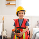 Portrait of happy kid wants to be an architect Portrait of happy kid wants to be an architect - PhotoDune Item for Sale
