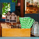 Wooden Organizer With Green Paper Straws And Drink Accessories At Outdoor Cafe Bar Counter Wooden Organizer With Green Paper Straws And Drink Accessories At Outdoor Cafe Bar Counter - PhotoDune Item for Sale