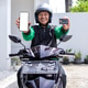 Smiling Indonesian Motorcycle Taxi Driver Showing Blank Screen Smartphone and Credit Card Smiling Indonesian Motorcycle Taxi Driver Showing Blank Screen Smartphone and Credit Card - PhotoDune Item for Sale