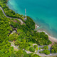 Aerial drone view of calm coastline with turquoise water at Datai Bay in Langkawi, Kedah, Malaysia Aerial drone view of calm coastline with turquoise water at Datai Bay in Langkawi, Kedah, Malaysia - PhotoDune Item for Sale