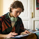 Teenage Girl Studying with Tablet and Notes for Online Learning Teenage Girl Studying with Tablet and Notes for Online Learning - PhotoDune Item for Sale