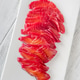Nordic Beetroot Gravlax Appetizer On Minimalist White Plate Fine Dining Nordic Beetroot Gravlax Appetizer On Minimalist White Plate Fine Dining - PhotoDune Item for Sale