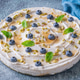 Rustic No Bake Mascarpone Cheesecake Topped With Blueberries Pistachios Maple Syrup And Mint Rustic No Bake Mascarpone Cheesecake Topped With Blueberries Pistachios Maple Syrup And Mint - PhotoDune Item for Sale