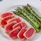 Perfectly Seared Yellowfin Tuna Steak With Asparagus And Sesame Seeds Perfectly Seared Yellowfin Tuna Steak With Asparagus And Sesame Seeds - PhotoDune Item for Sale