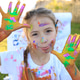 Happy Child Playing with Color Paint Happy Child Playing with Color Paint - PhotoDune Item for Sale
