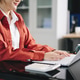 Close up of businesswoman or accountant hand typing laptop working to calculate on desk about cost a Close up of businesswoman or accountant hand typing laptop working to calculate on desk about cost a - PhotoDune Item for Sale