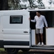 Man standing in modern camper van enjoying van life trip Man standing in modern camper van enjoying van life trip - PhotoDune Item for Sale