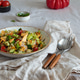 Fresh fattoush salad healthy vegetables pita summer Lebanese Mediterranean Middle East linen table Fresh fattoush salad healthy vegetables pita summer Lebanese Mediterranean Middle East linen table - PhotoDune Item for Sale