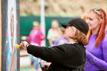 Two female artists painting picture with paint spray can spraying onto canvas at street exhibition 2 E1180L7Q.jpg?w=350&h=350&cf fit=scale down&mark=https%3A%2F%2Fassets.market storefront.envato static.com%2Fwatermarks%2Fphoto 260724
