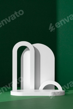 Modern White Architectural Shapes Against A Deep Green Background Displayed On A Simple Table 2 E115OYTL.jpg?w=350&h=350&cf fit=scale down&mark=https%3A%2F%2Fassets.market storefront.envato static.com%2Fwatermarks%2Fphoto 260724