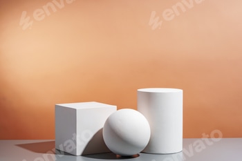 White geometric shapes arranged stylishly on a soft peach background in a minimalist setting 2 E115OYAF.jpg?w=350&h=350&cf fit=scale down&mark=https%3A%2F%2Fassets.market storefront.envato static.com%2Fwatermarks%2Fphoto 260724