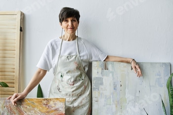 Mature woman creating art in her studio surrounded by vibrant canvases 2 E11DAS5.jpg?w=350&h=350&cf fit=scale down&mark=https%3A%2F%2Fassets.market storefront.envato static.com%2Fwatermarks%2Fphoto 260724