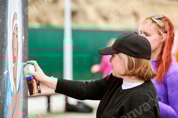 Two female artists painting picture with paint spray can spraying onto canvas at street exhibition 2 E1182CK4.jpg?w=350&h=350&cf fit=scale down&mark=https%3A%2F%2Fassets.market storefront.envato static.com%2Fwatermarks%2Fphoto 260724