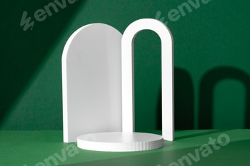 Modern White Architectural Shapes Against A Deep Green Background Displayed On A Simple Table 2 E115OYTK.jpg?w=350&h=350&cf fit=scale down&mark=https%3A%2F%2Fassets.market storefront.envato static.com%2Fwatermarks%2Fphoto 260724