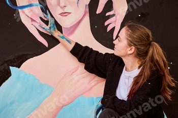 Young woman painting large art mural outdoors 2 E1181AFV.jpg?w=350&h=350&cf fit=scale down&mark=https%3A%2F%2Fassets.market storefront.envato static.com%2Fwatermarks%2Fphoto 260724