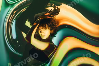 Woman on background of projection of lines. 2 E10FTAW.jpg?w=350&h=350&cf fit=scale down&mark=https%3A%2F%2Fassets.market storefront.envato static.com%2Fwatermarks%2Fphoto 260724