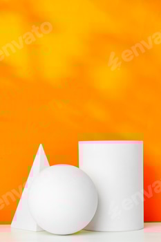 White geometric shapes on a vibrant orange background with soft shadows in a well-lit indoor setting 2 E115L2CE.jpg?w=350&h=350&cf fit=scale down&mark=https%3A%2F%2Fassets.market storefront.envato static.com%2Fwatermarks%2Fphoto 260724